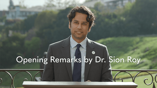 Opening Remarks by Dr. Sion Roy